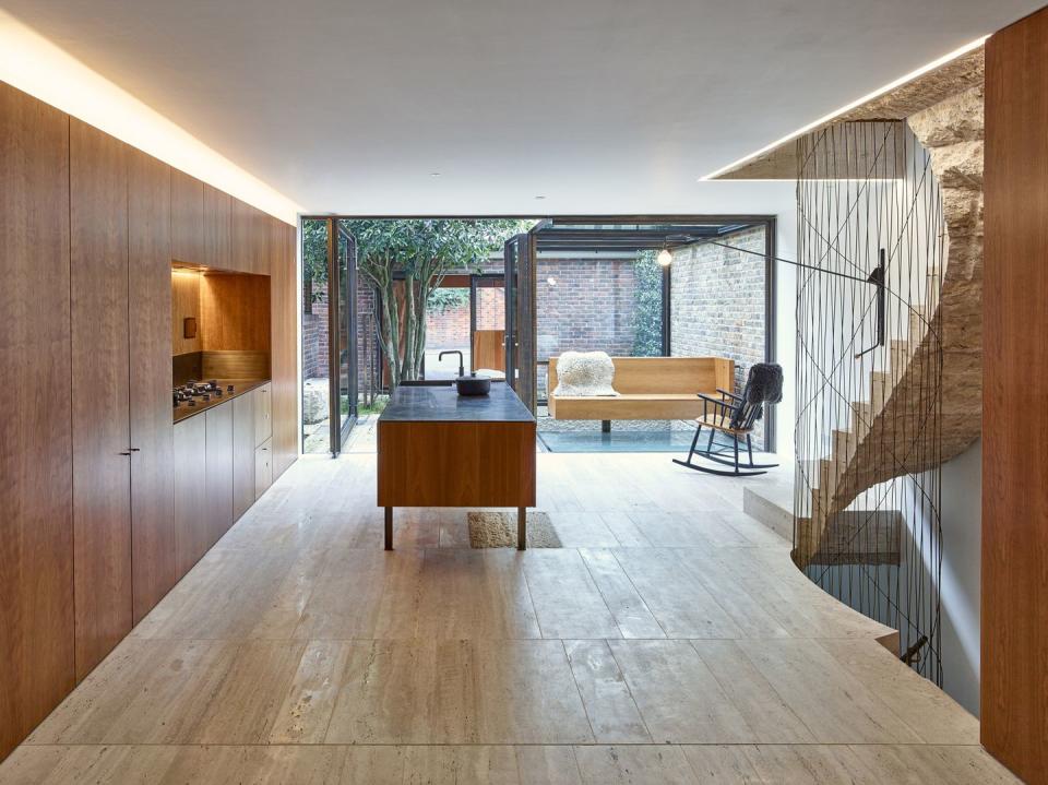 <p><strong><u>The Jury Report said:</u></strong></p><p>'To experience the best in the craft of architecture one doesn’t have to much look further than Scarpa and Mies, on entry into this refurbishment of a suburban home the metalwork cut meticulously into the front door reminds any architect of both masters. It is an association that the architect of this jewel north west of Hyde Park is more than happy to proclaim and accept.</p><p>'Designed around the clients use of the building and the possibilities in plan and section, the resulting three dimensional space moulded from a love of material is evident wherever one pushes, pulls, looks or moves. If serious architecture can be fun; this is the house that proves it. In such a small and unassuming shell the architect has created a flexible home on all levels, with hinged cabinetry and walk through bathrooms, the experience of living in this carved out cave will be delightful.'</p>