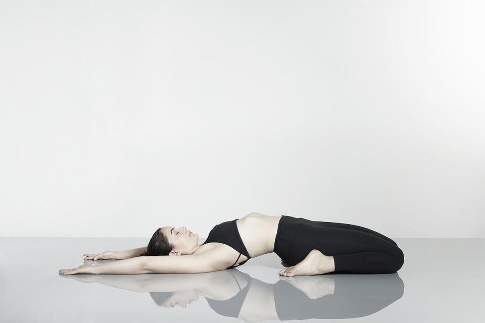 Yin yoga can help calm the mind with slower poses  (Blok)