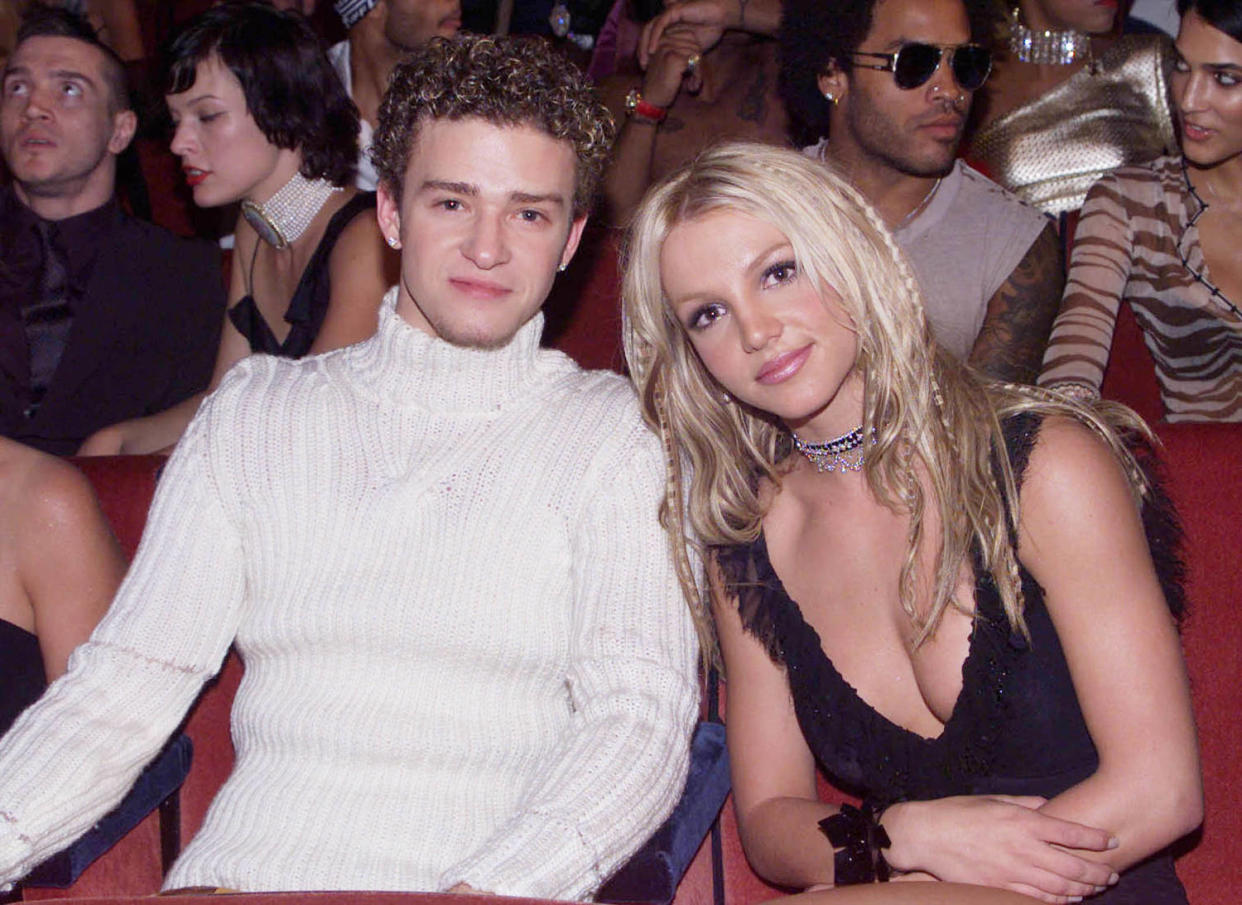 Justin Timberlake and Britney Spears (Dave Hogan / Getty Images)