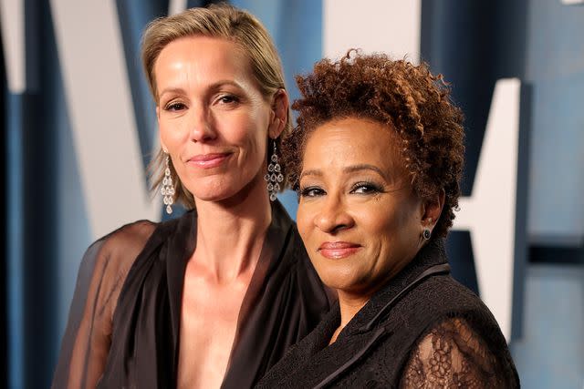 <p>Rich Fury/VF22/Getty</p> Alex Sykes and Wanda Sykes attend the 2022 Vanity Fair Oscar Party on March 27, 2022 in Beverly Hills, California.