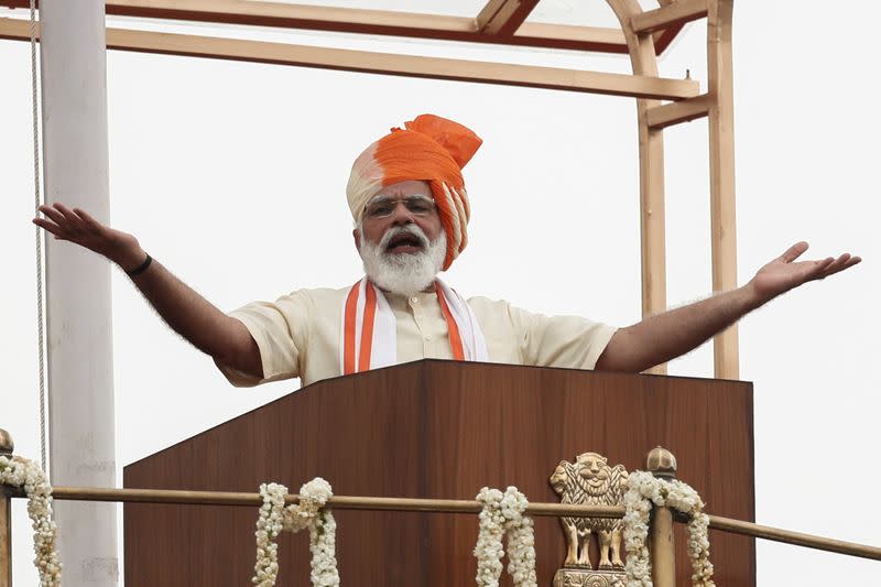 India's Independence Day celebrations at the historic Red Fort in Delhi