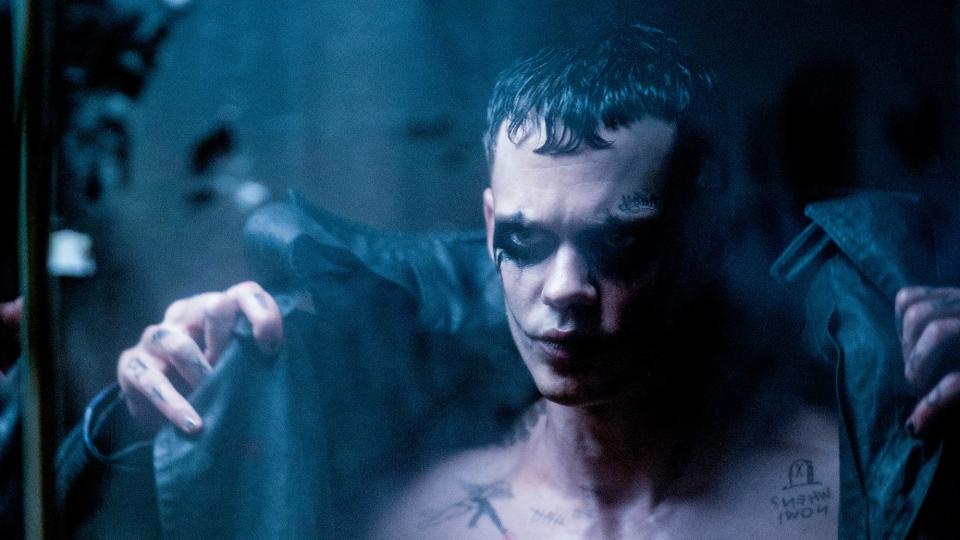 Bill Skarsgård in The Crow. (EFD/Lionsgate)