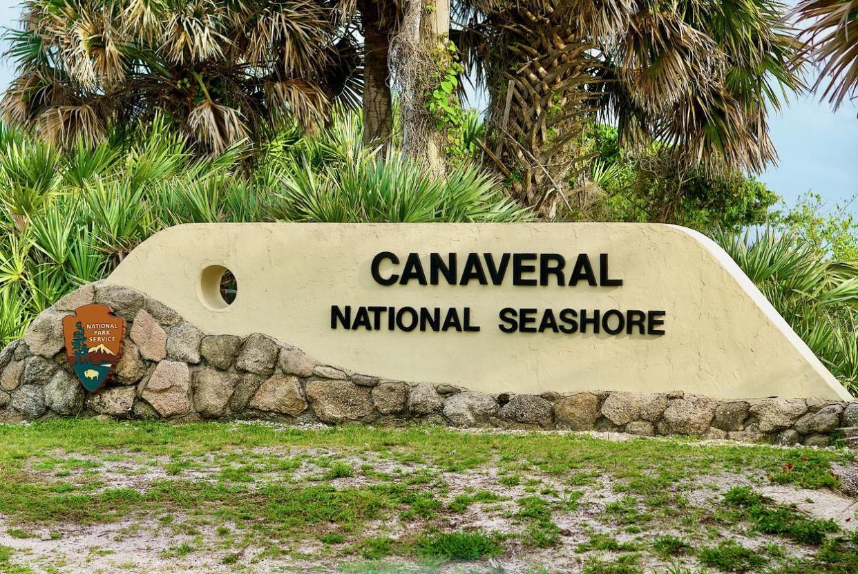 Canaveral National Seashore Entrance Sign