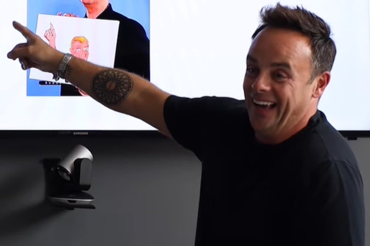 Ant McPartlin has showed off a huge new tattoo that appears to have been inspired by late music icon John Legend  (antandec/Instagram)