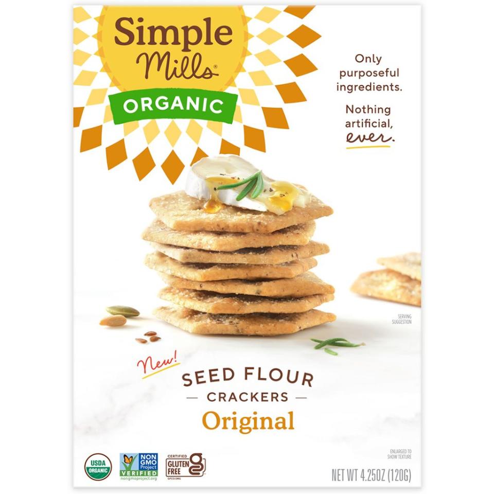 simple mills organic seed flour crackers