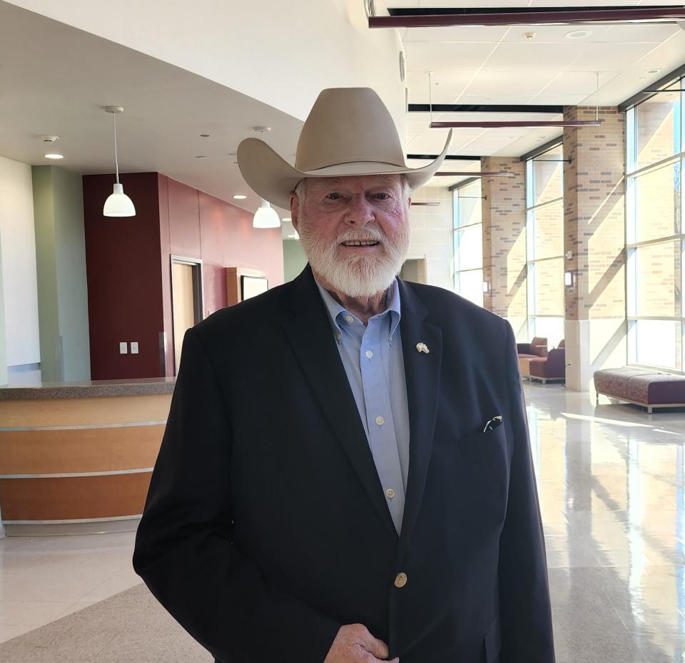 Renowned cowboy poet, singer and West Texas A&M graduate Red Steagall appeared at WT Thursday to share his music, thoughts and poetry to an adoring crowd at Legacy Hall.