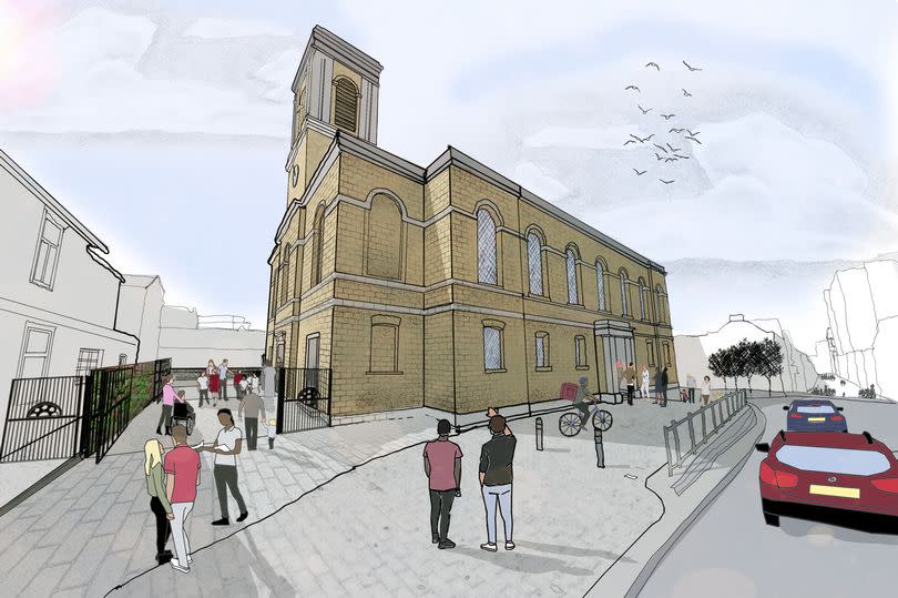 How the church could look once the revamp is completed.