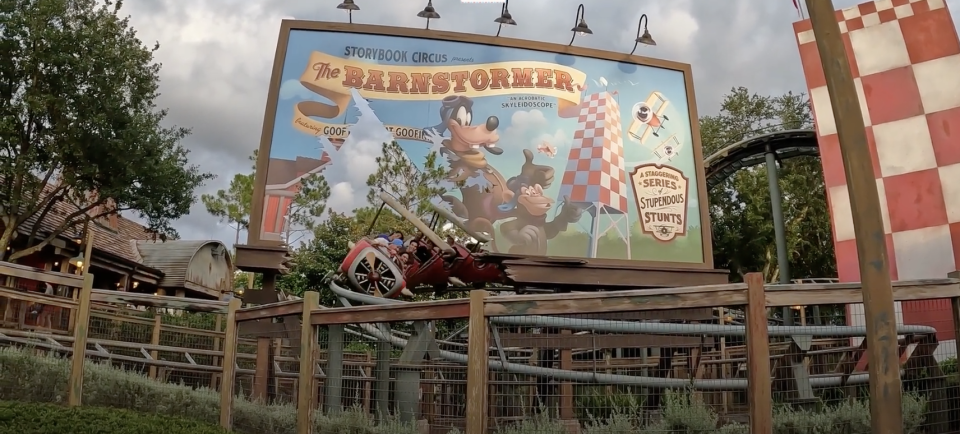 the Barnstormer in magic kingdom