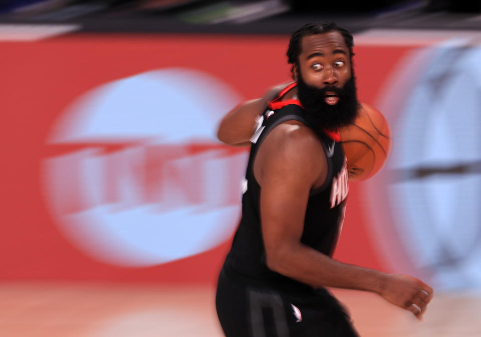 =James Harden #13 of the Houston Rockets 