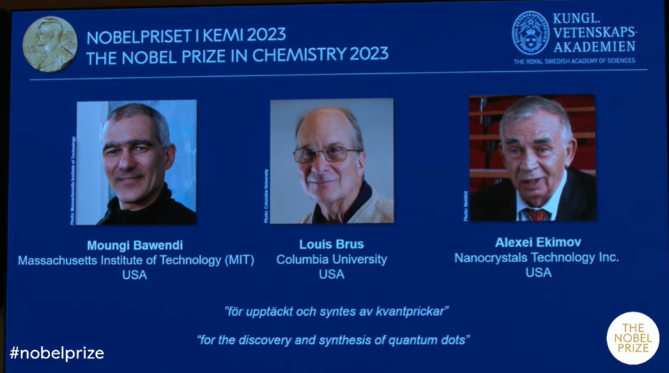 諾貝爾化學獎驚爆提前洩露！「不意外」由3美國學者獲獎。（翻自諾貝爾官方YT）