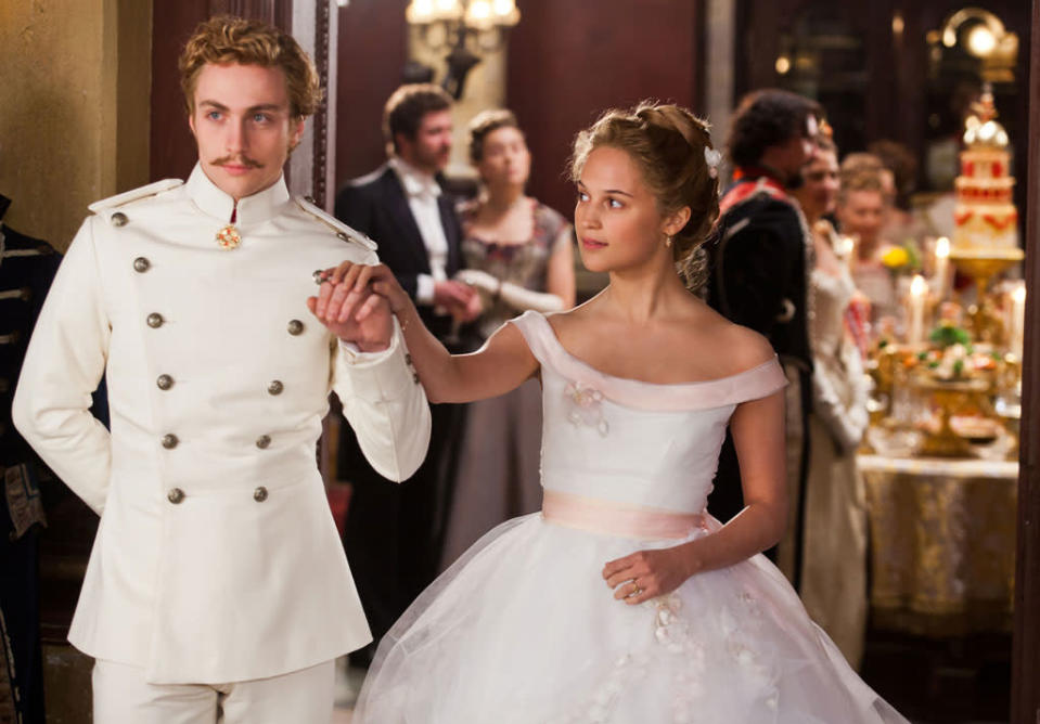 Aaron Taylor-Johnson and Alicia Vikander in Focus Features' "Anna Karenina" - 2012