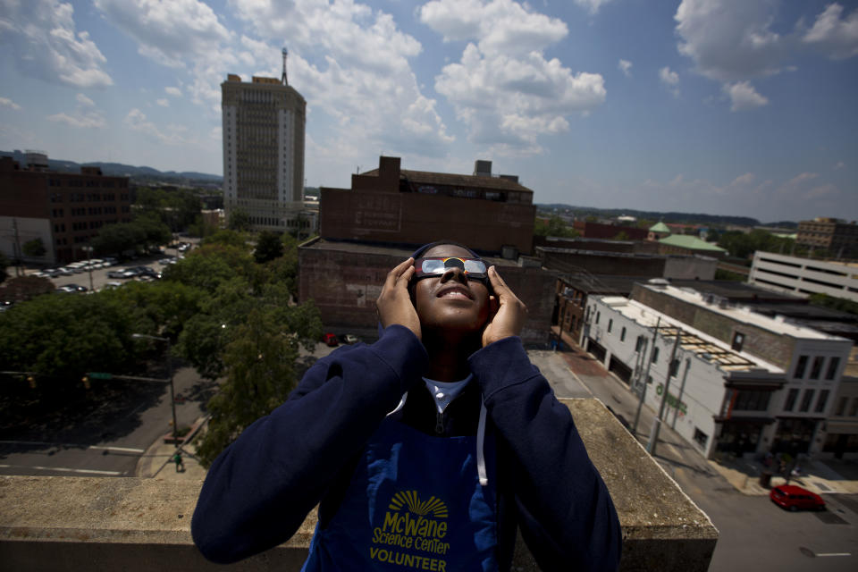 Looking at a solar eclipse can be dangerous without eclipse glasses