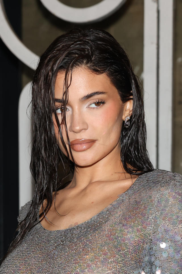 Kylie Jenner's Wet Look Matched the Paris Fashion Week Rain