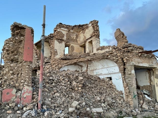 The intense bombing campaign to root out militants left Sinjar in ruins. 