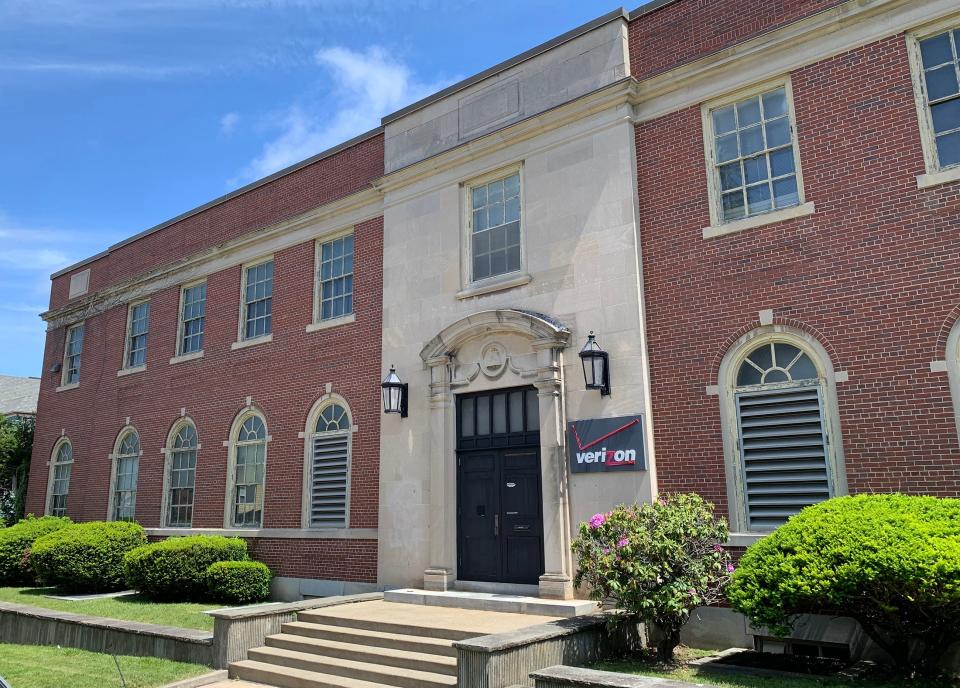 The former New England Telephone building at 20 Bull St. in Newport.