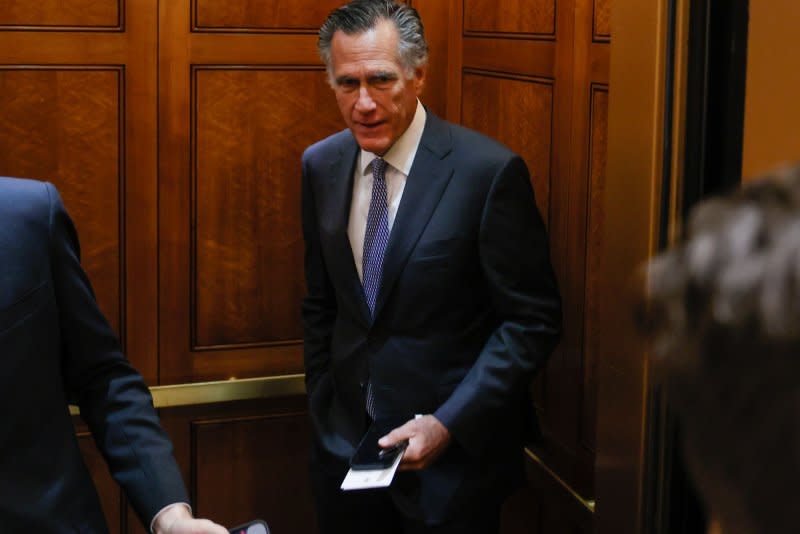 On Wednesday, Sen. Mitt Romney, R-Utah, announced that he will not run for another term. File Photo by Jemal Countess/UPI