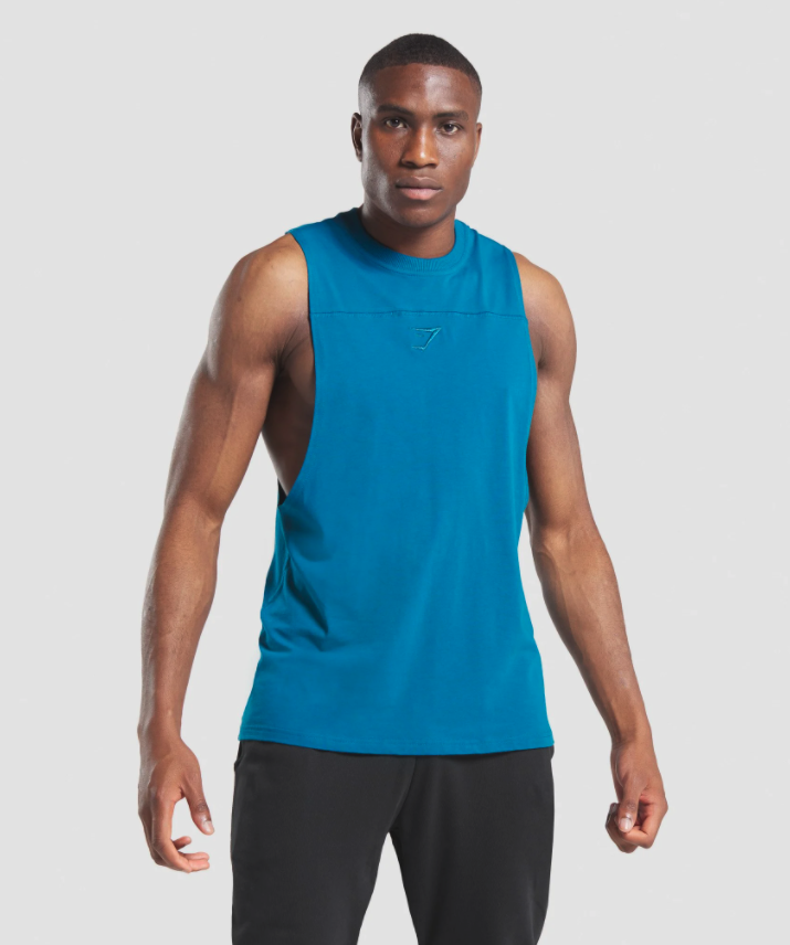 Compound Drop Arm Tank. Image via Gymshark.