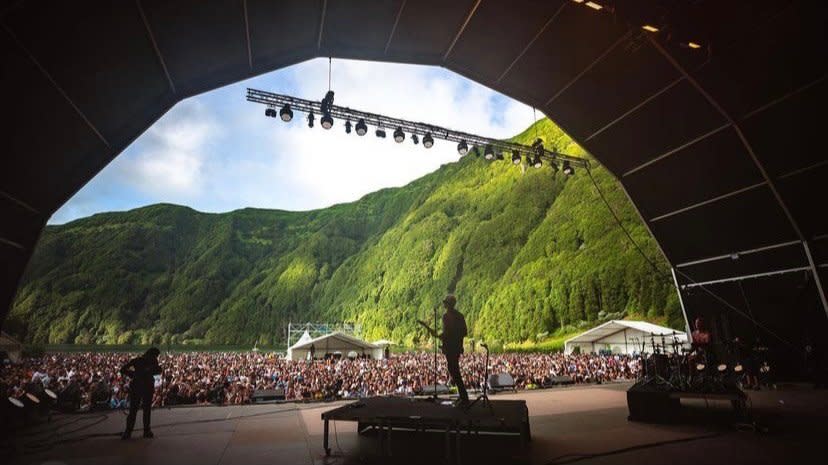 The First Ever Concert for the Earth Was Held Inside a Volcano