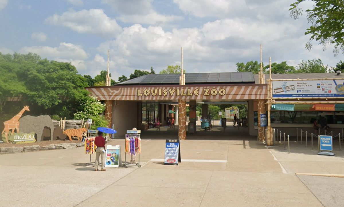 Louisville Zoo, Kentucky. The zoo is now back to normal operations after police gave the all-clear (Google Maps)