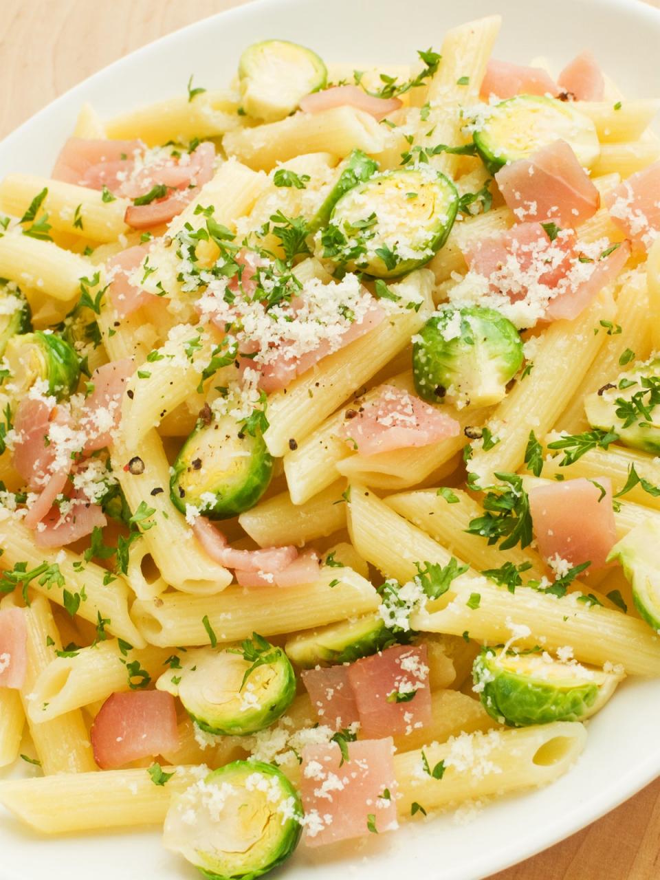 Pasta and Brussels sprouts make a good pair (Getty/iStock)