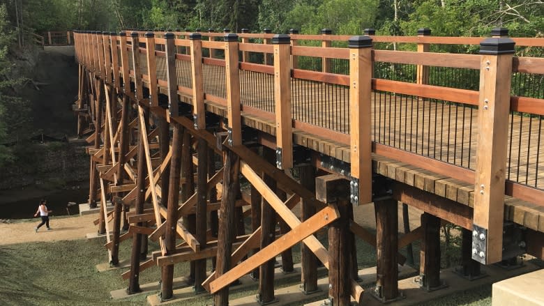 Bridges re-opened in Mill Creek ravine after rehab work