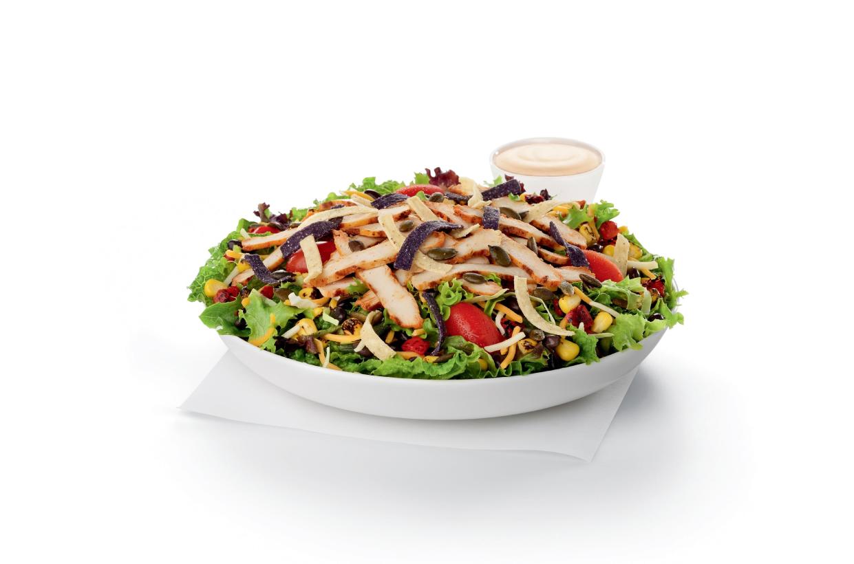 A Spicy Southwest Salad from Chick-fil-A.