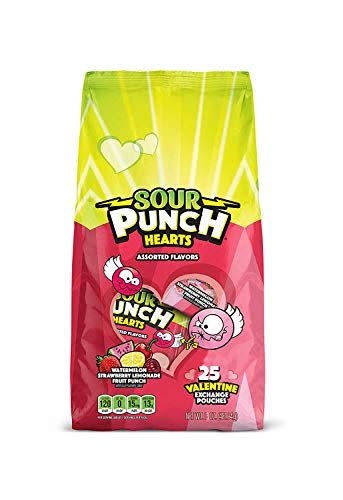 15) Valentine's Sour Punch Hearts