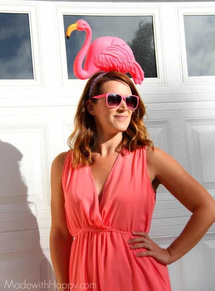 DIY Pink Flamingo Costume