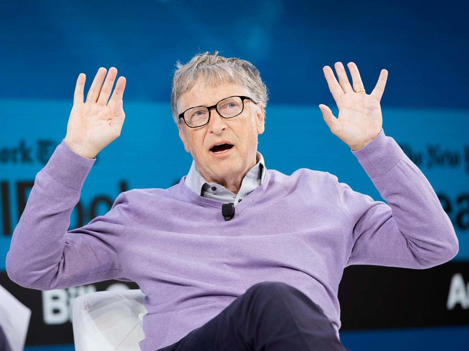 Bill Gates was speaking at 'The New York Times' DealBook conference on Wednesday: Michael Cohen/Getty Images for The New York Times