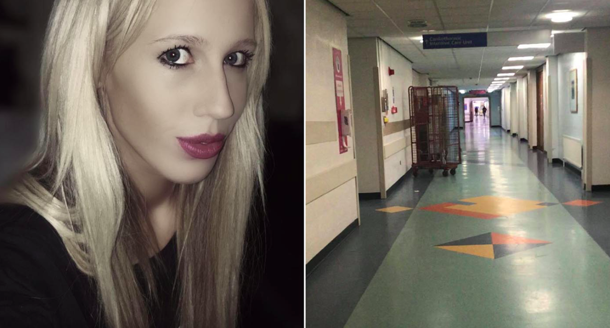 Hannah Dean has been fined for £200 for filming a hospital that she says was 'empty'. (Facebook)