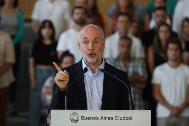 Horacio Rodríguez Larreta anunció su candidatura presidencial