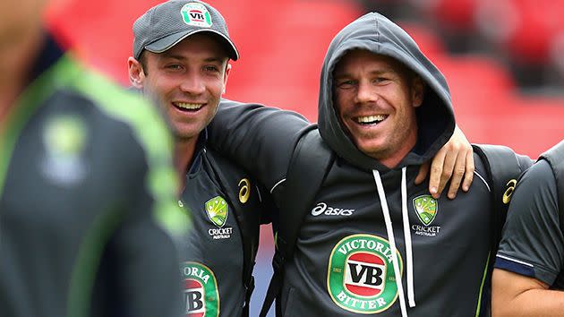 Hughes and Warner in 2013. Image: Getty