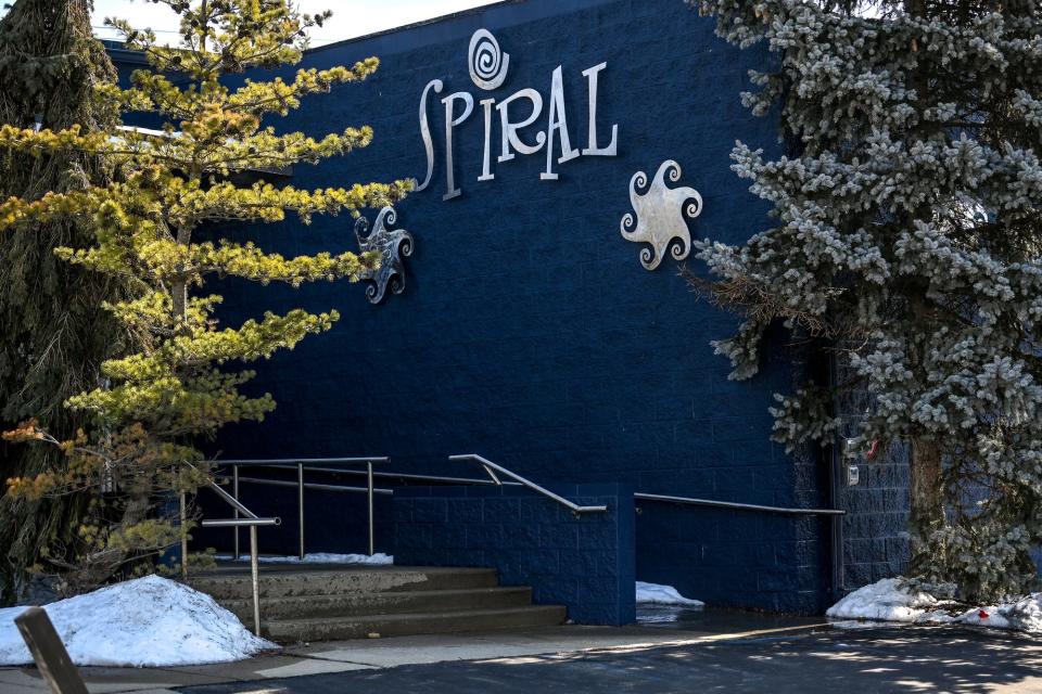 The former Spiral Dance Bar photographed on Wednesday, Feb. 24, 2021, in Lansing.