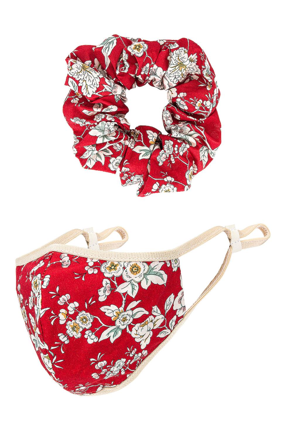 8) Mask Scrunchie Set