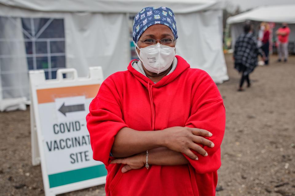 Tanya Tatum, the director of student health services at FAMU who oversees testing and vaccinations, Monday, Dec. 27, 2021.