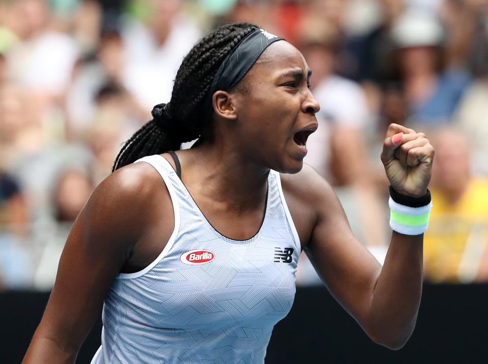 Coco Gauff won again in Melbourne: Getty