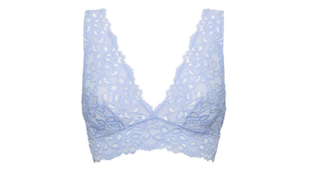 Figleaves Fuller Bust Millie stretch lace bralette in teal