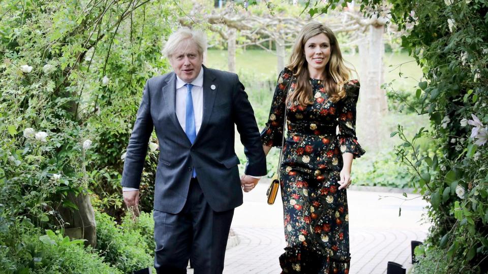 Carrie und Boris Johnson freuen sich über Nachwuchs. Aber die Ehefrau des britischen Premierminsters hatte zuvor eine Fehlgeburt. (Bild:dpa)