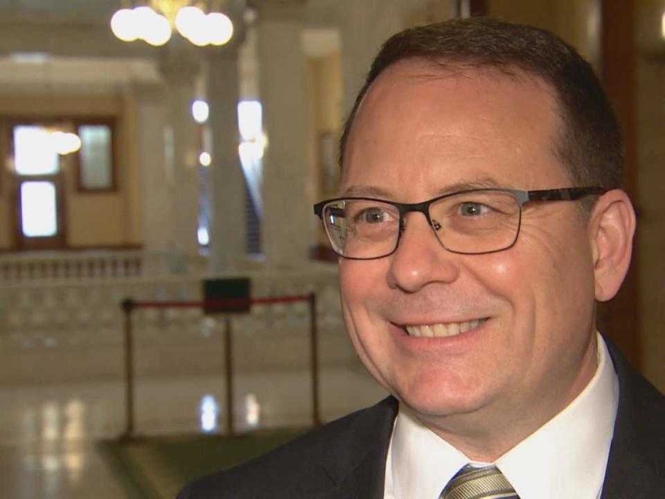 Mike Schreiner, Ontario Green Party leader, says: &#39;We need urgent climate action. And that means legislating bold climate policy.&#39;  (CBC - image credit)