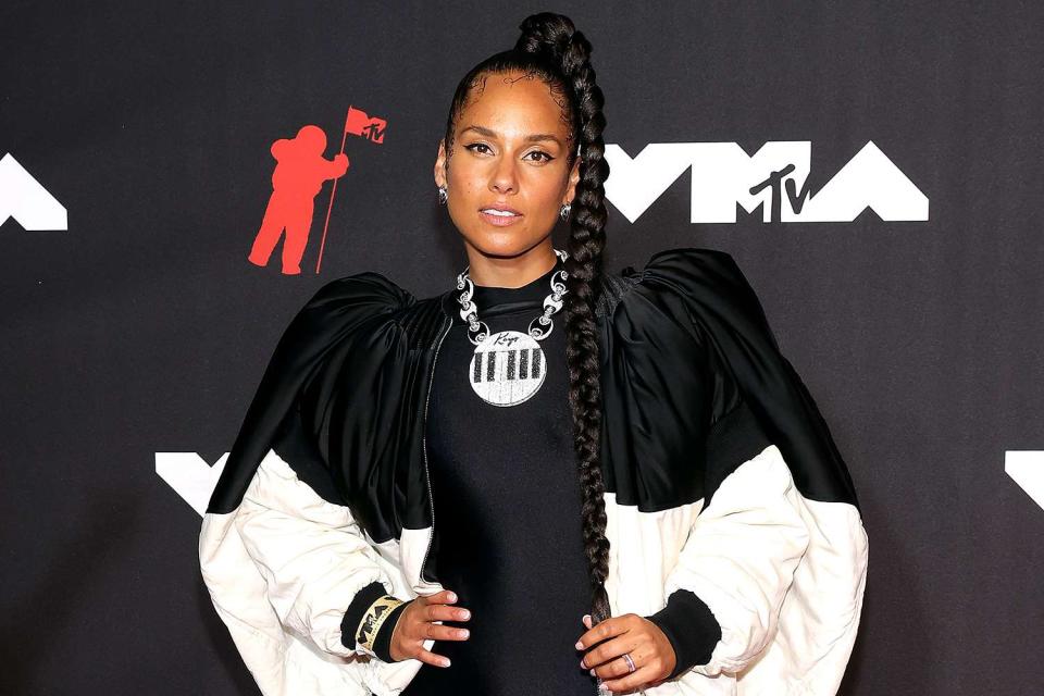 <p>Taylor Hill/FilmMagic</p> Alicia Keys at the MTV VMAs in New York City on Sept. 12, 2021