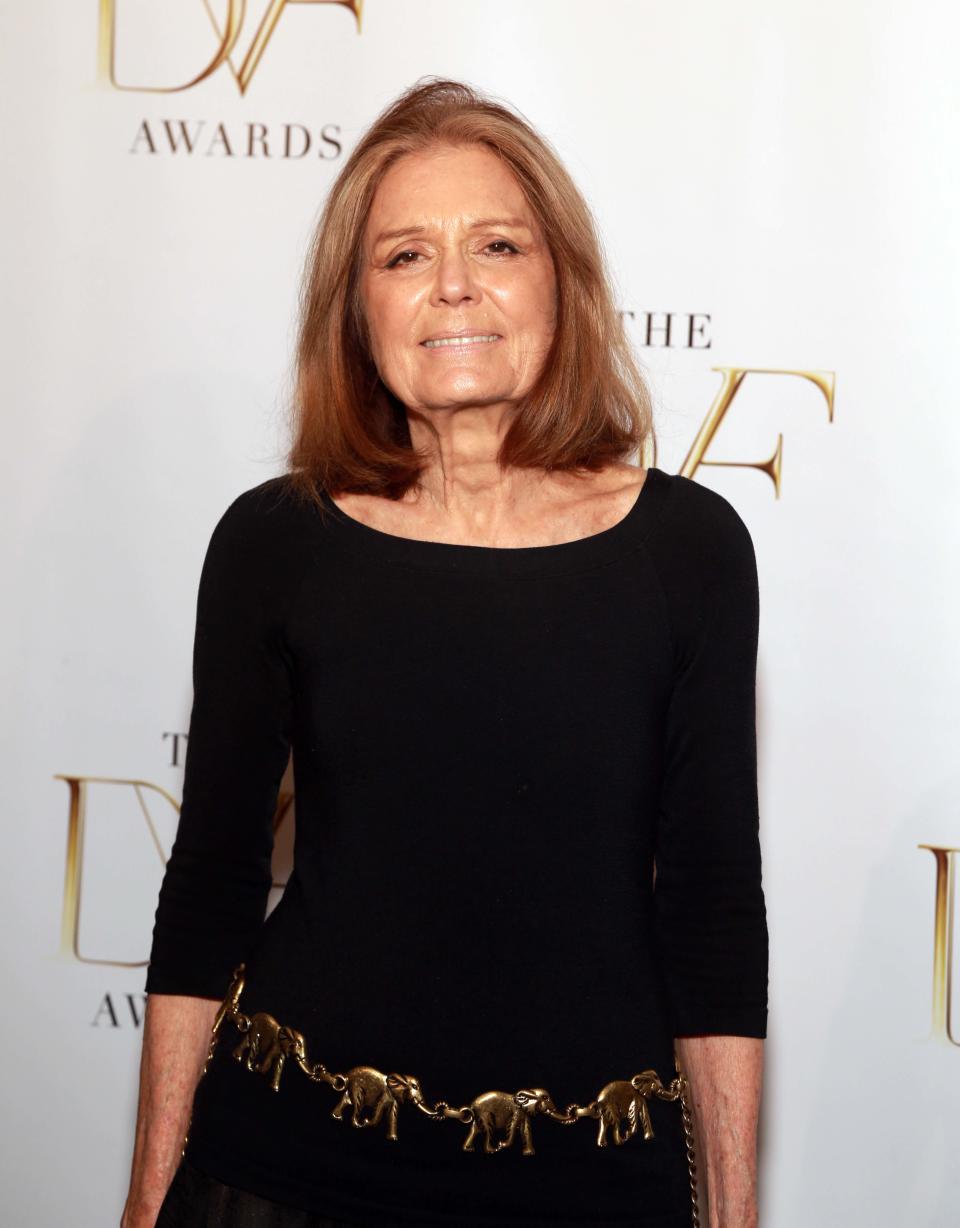 Gloria Steinem attends the The 5th Annual DVF Awards at the United Nations Headquarters on Friday, April 4, 2014 in New York. (Photo by Luiz C. Ribeiro/Invision/AP)