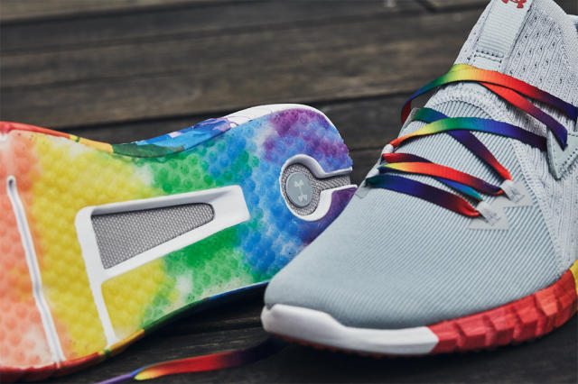 Under Armour's Pride Sneaker Is Inspired by an Iconic Moment in Gay Rights  History - Yahoo Sports