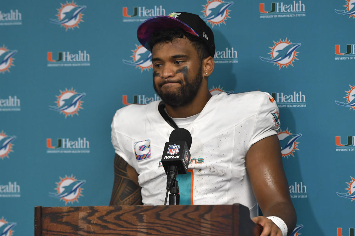 Dolphins first loss of season shows they haven't yet surpassed the