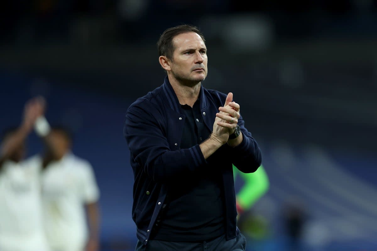 Frank Lampard defended his tactical selections after watching Chelsea lose to Real Madrid (Isabel Infantes/PA) (PA Wire)