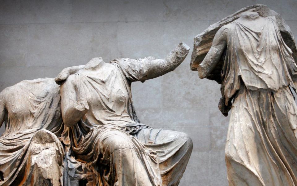 Part of the Elgin Marbles collection at the British Museum in London - Graham Barclay/Bloomberg