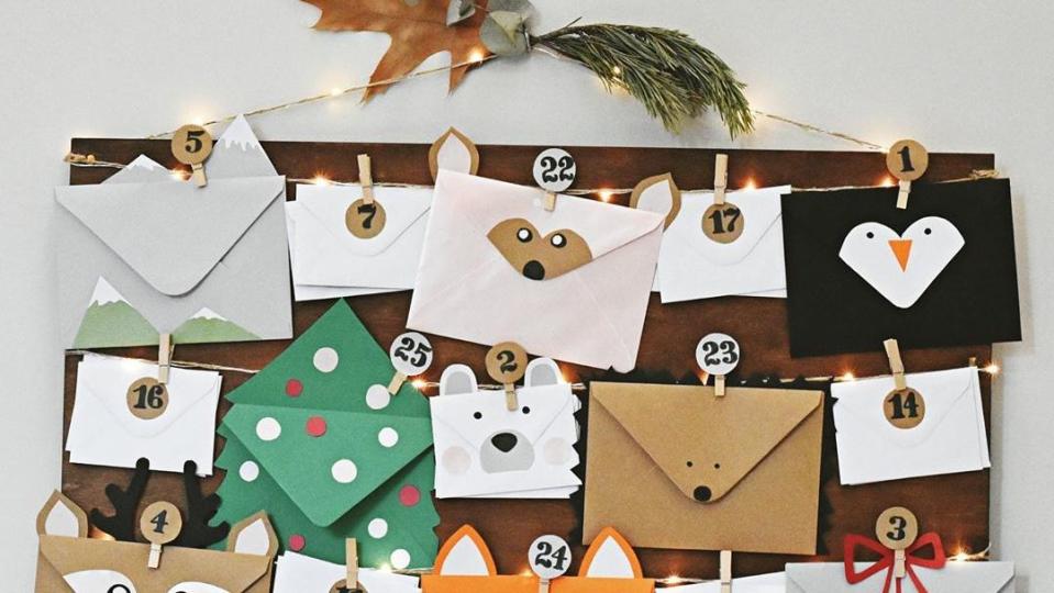 woodland animals advent calendar diy advent calendars