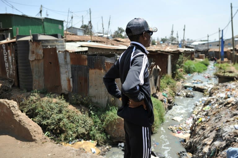 Octopizzo says of the Kibera slum: "If I wasn't born here I probably wouldn't be a rapper"