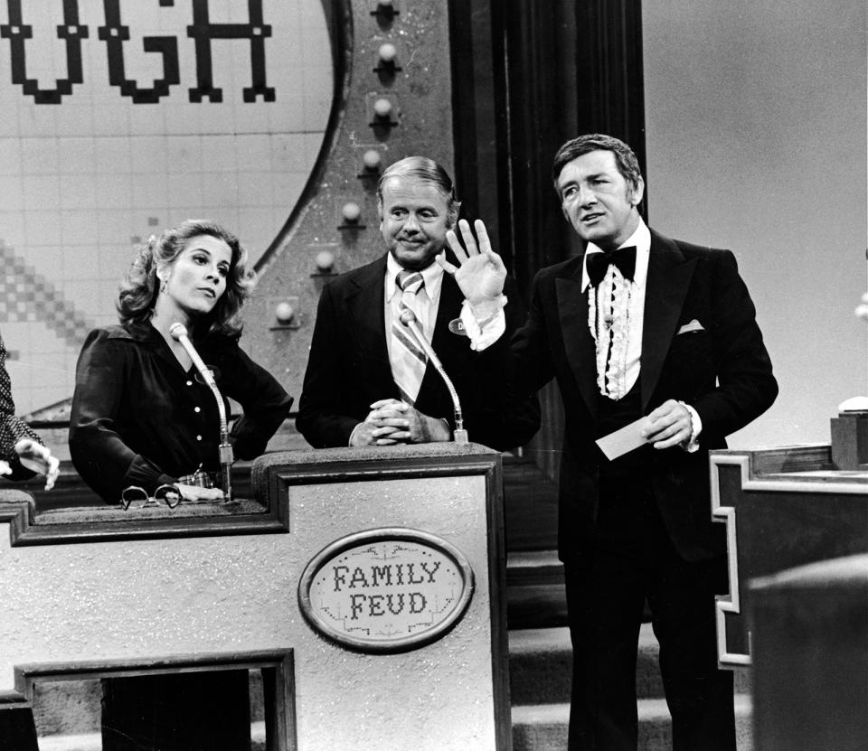 Richard Dawson hosting Family Feud.