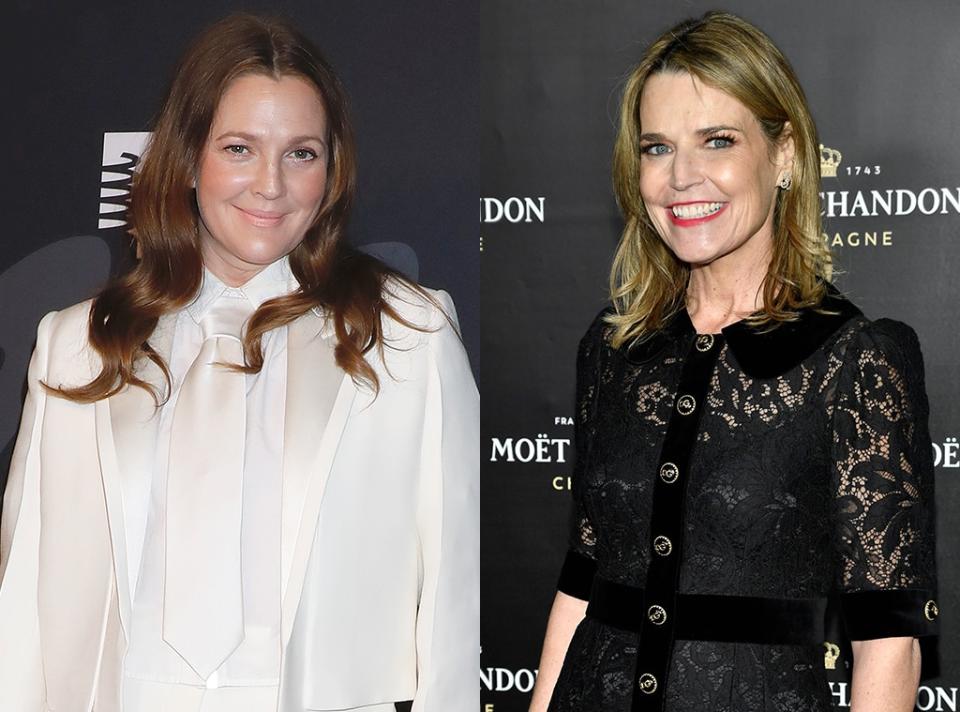 Drew Barrymore, Savannah Guthrie 