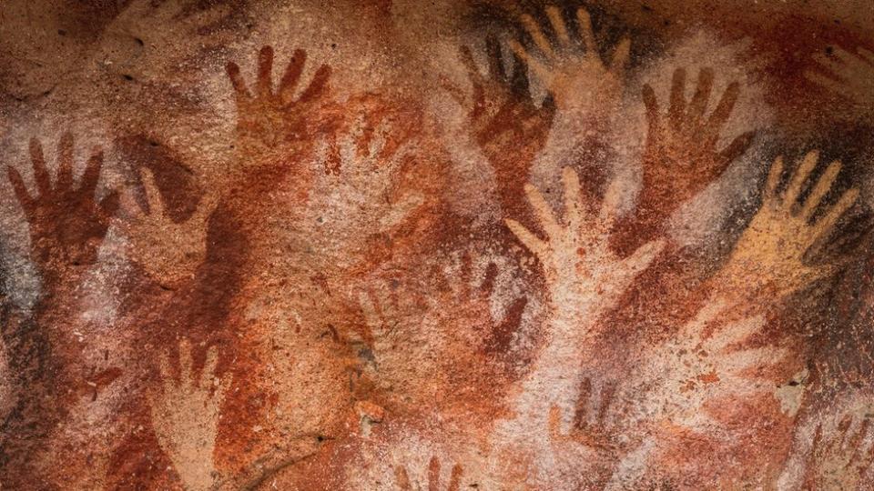 Cueva de las manos en Argentina.